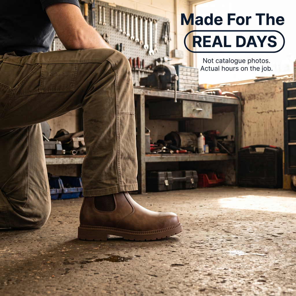 The Working Man's Chelsea Boot – Built for Real Days.