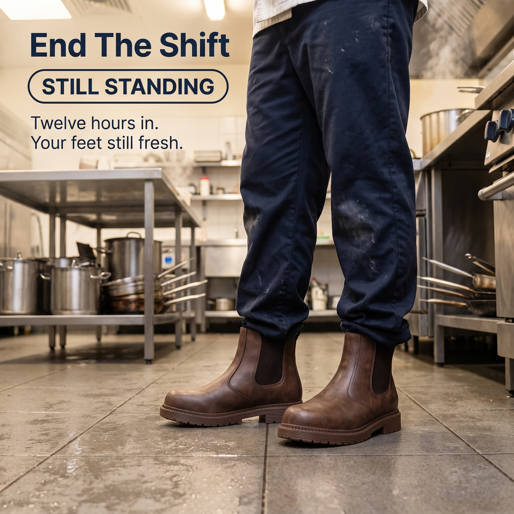 The Working Man's Chelsea Boot – Built for Real Days.
