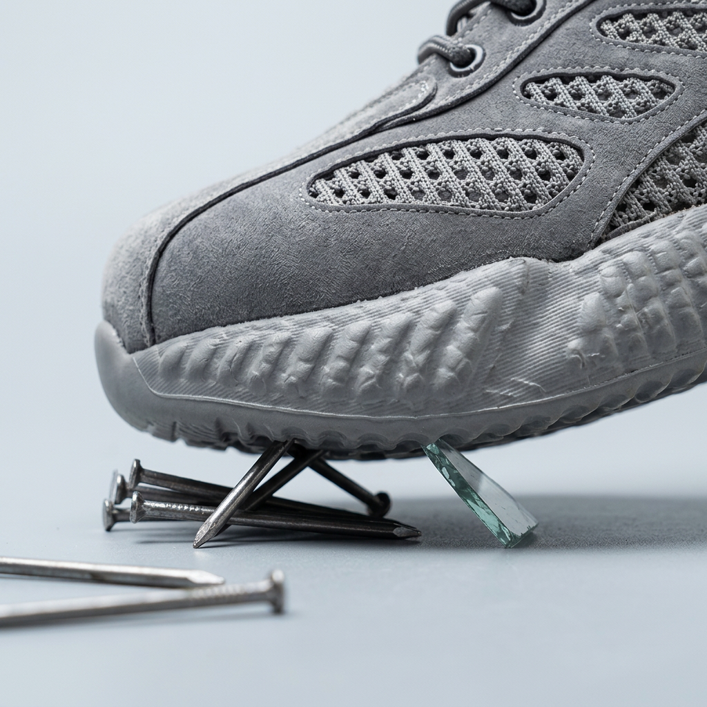 Puncture-resistant midsole detail