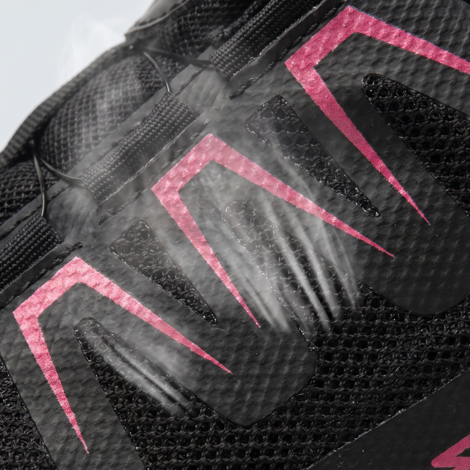Perforated breathable mesh upper close-up