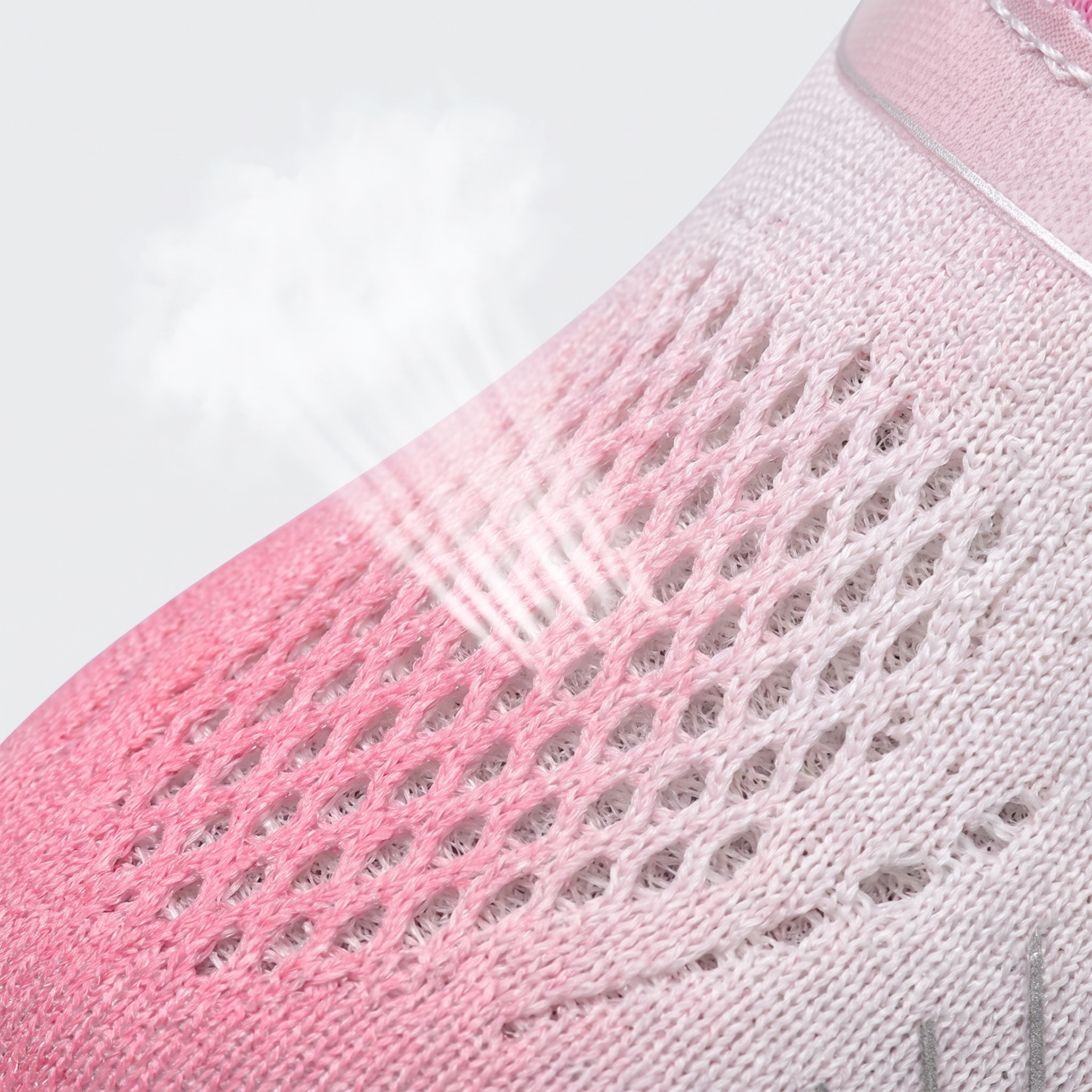 Perforated breathable mesh upper close-up