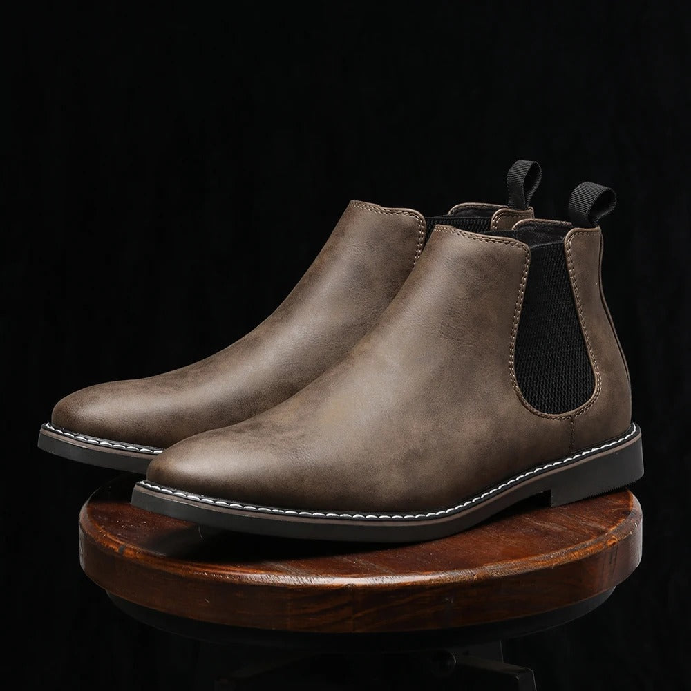 Chelsea Boots for Men - Leather Ankle Boots - Casual & Formal Wear