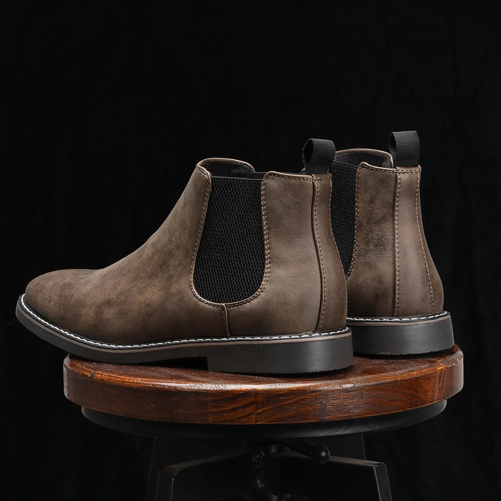 Chelsea Boots for Men - Leather Ankle Boots - Casual & Formal Wear